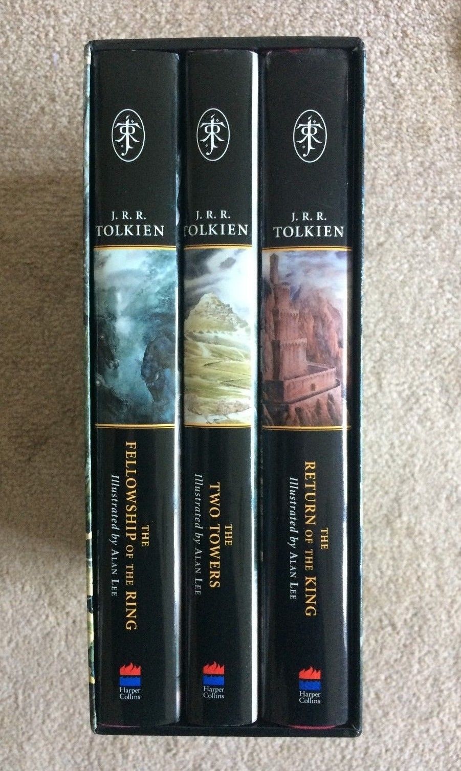 TCG - J.R.R. Tolkien Lord of the Rings Hardbacks In Box 2002 Alan Lee ...