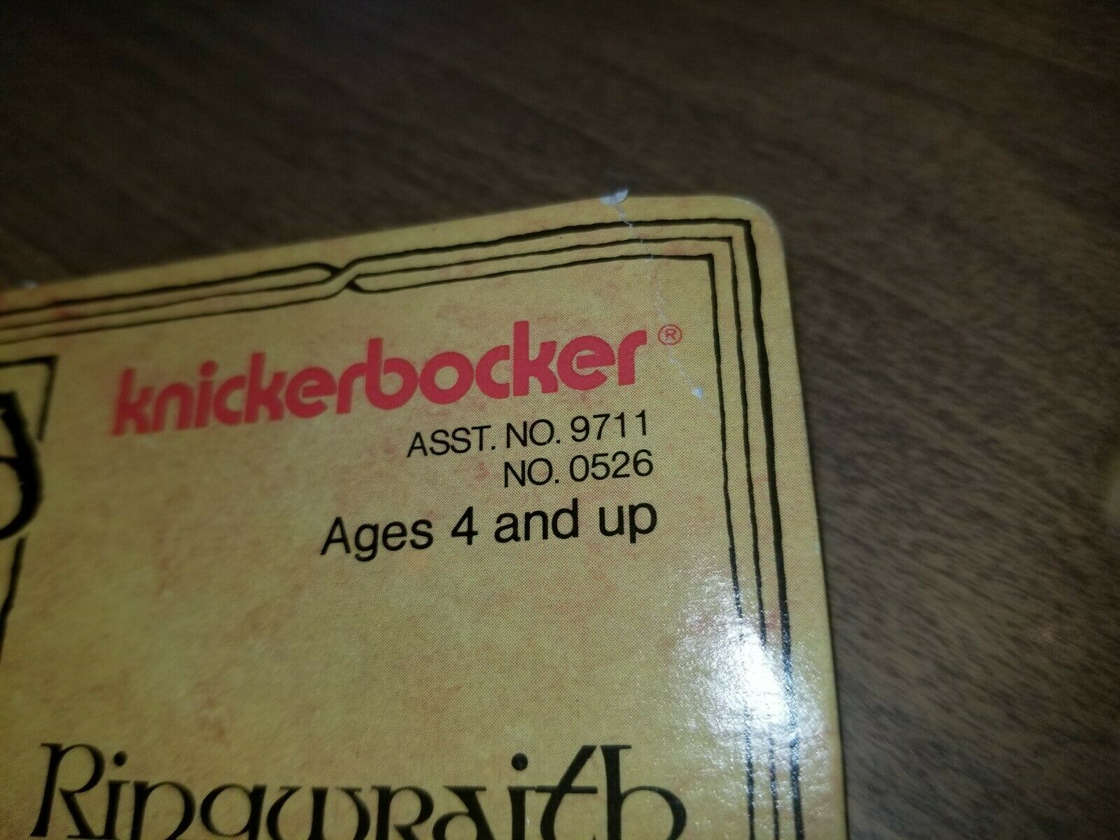 knickerbocker ringwraith