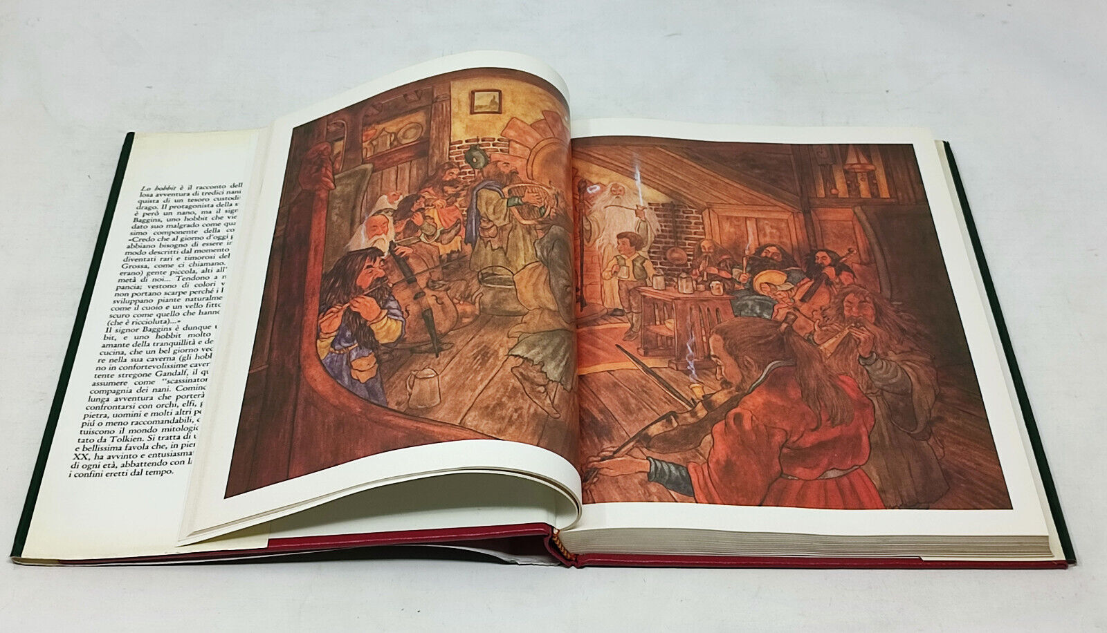 TCG - Tolkien LO HOBBIT O LA RICONQUISTA DEL TESORO Mondadori 1986 I
