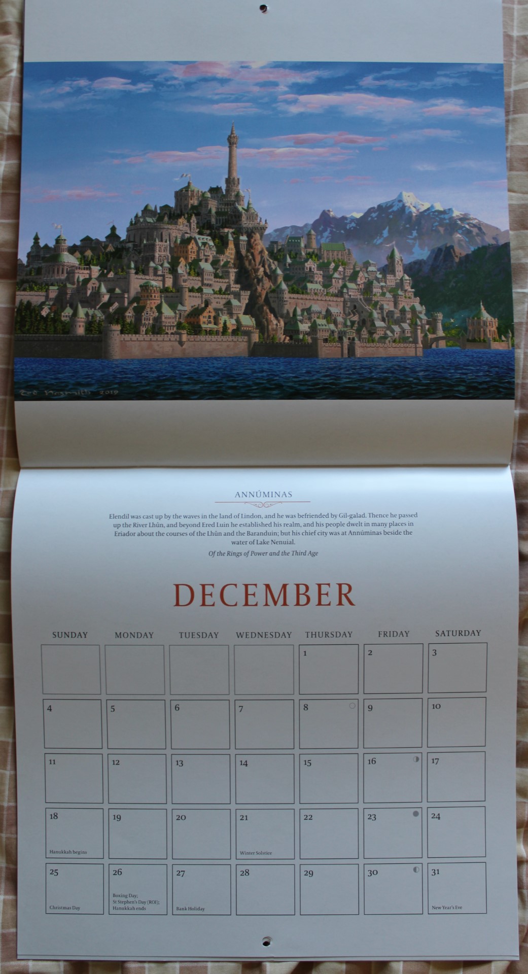 Lord Of The Rings Calendar 2022 Tcg - 2022 Tolkien Calendar Unveiled