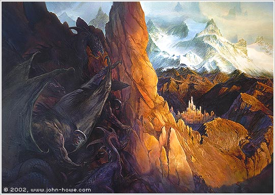 John Howe :: Illustrator - Portfolio :: Home / From Hobbiton to