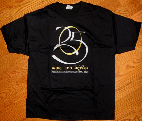 MEF 25 Black T-Shirt Front