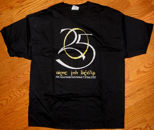 MEF 25 Black T-Shirt Front
