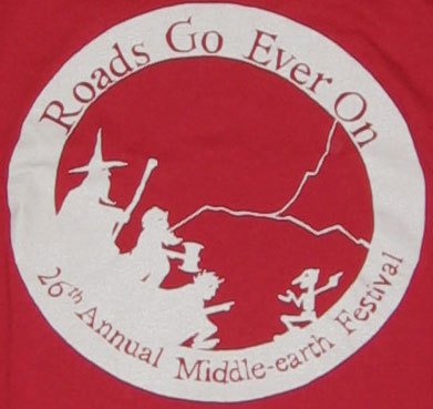 MEF 25 T-Shirt - Year 26 - Roads Go Ever On - Detail